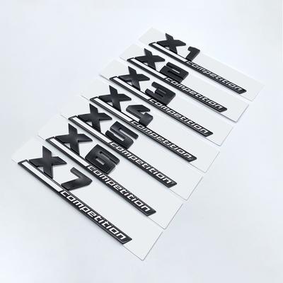 3D ABS WETTBEWERB Emblem für BMW Donner Edition X1M X2M X3M X4M X5M X6M X7M Auto Kofferraum Abzeichen Aufkleber
