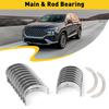 Main & Rod Bearing W/Thrust Kit Washer For 2006-16 Sonata Optima Kia Optima 2.4L