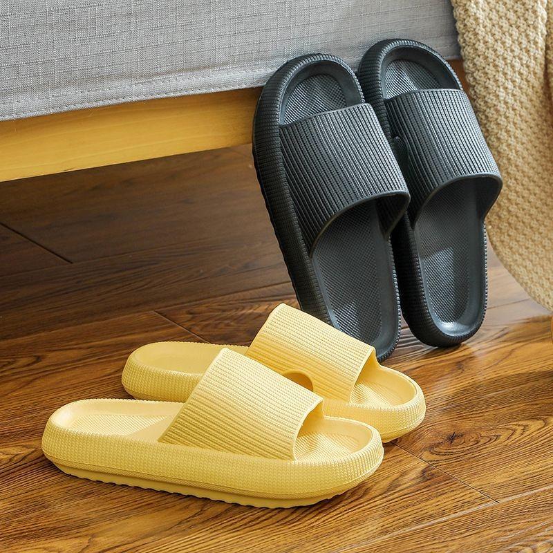 Thick Sole Platform Slide Sandals Soft Non-Slip EVA Slippers for Women Men Breathable Casual Home Slides