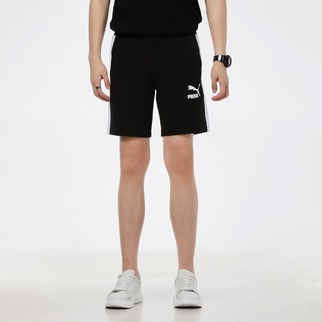 Puma Casual Sports Breathable Drawstring Shorts Men Bottoms Black 531358-01
