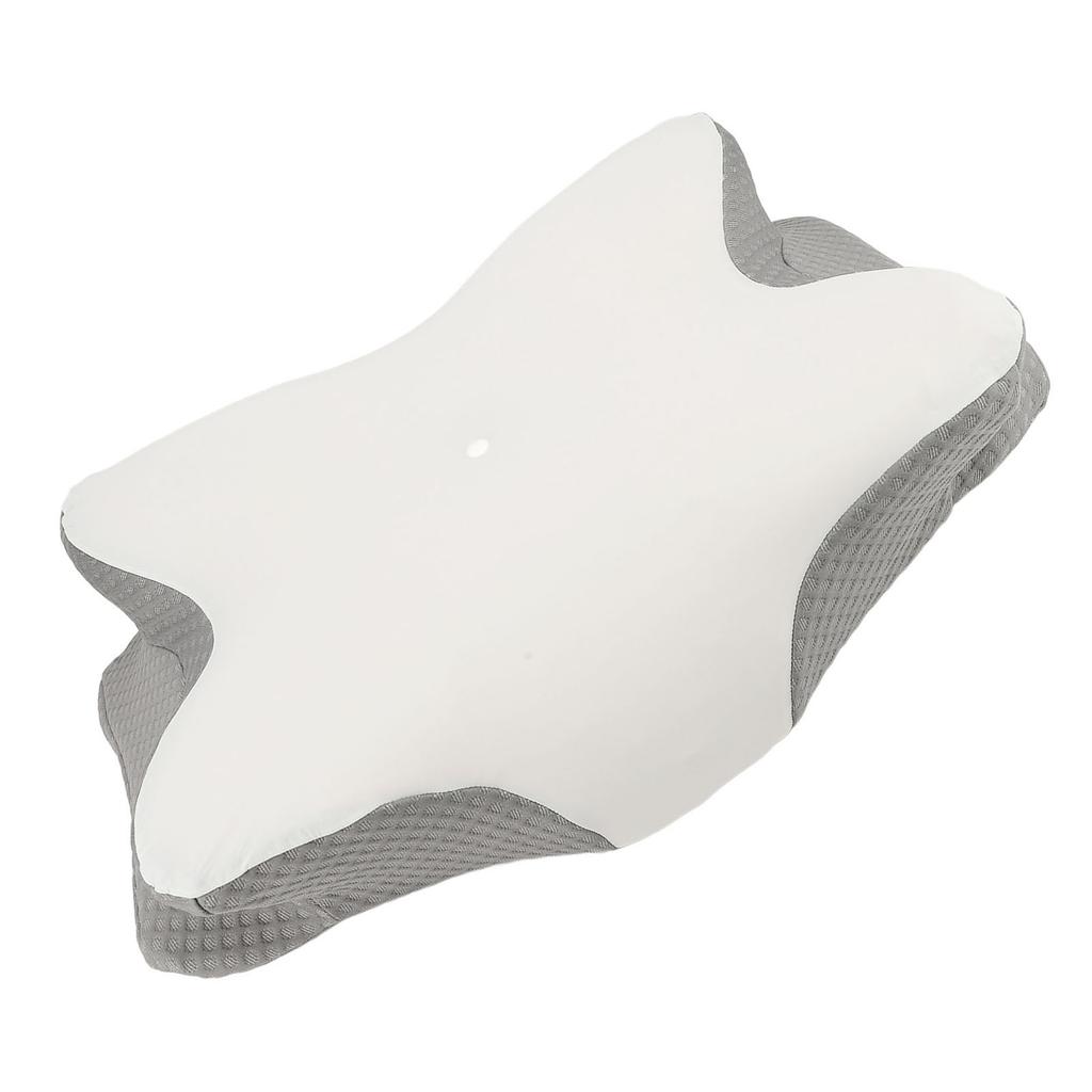 1 Pair Memory Foam Pillow Core Ergonomic Ice Silk Adult Memory Cotton Neck Support Pillow