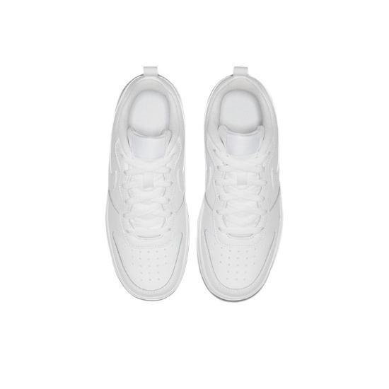 Nike Court Borough Low 2 GS 'Triple White' BQ5448-100 Kids Shoes