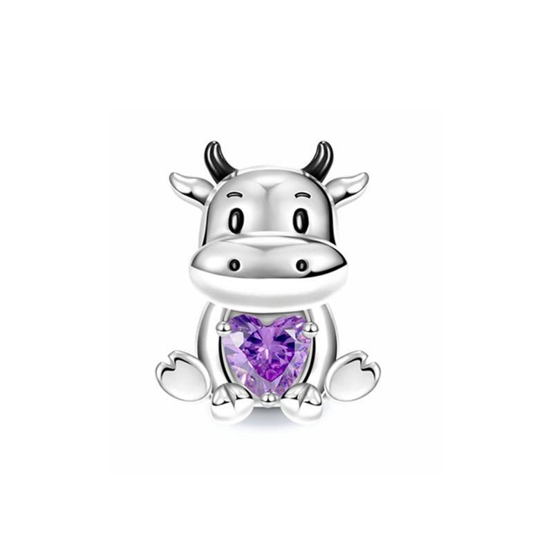Finecopper Fit Original Bracelet Europe Cute Cartoon Doll Series Dangle Charm Beads Necklace Pendant Diy Women Jewelry Gift