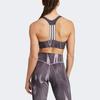 Adidas Powerimpact Training Medium Support Three Stripes Sports Bra Women Underwear Honor-Grey IW9961