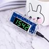 DIY LED Clock Kit: 51 Microcontroller, Light-Controlled, Temperature Display