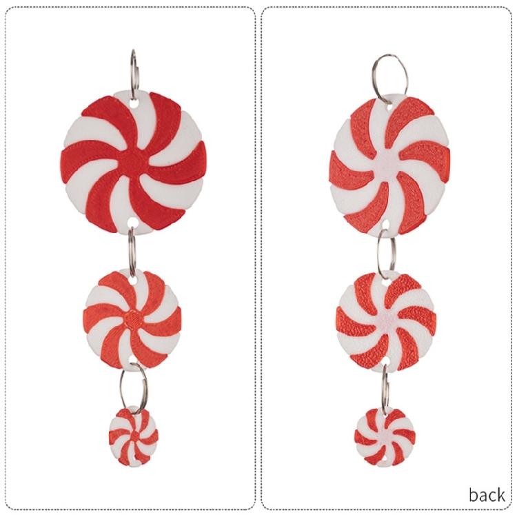 30Pcs Christmas Candy Hanging Embellishments Sweet Candy Pendant Stylish Christmas Tree Adornment
