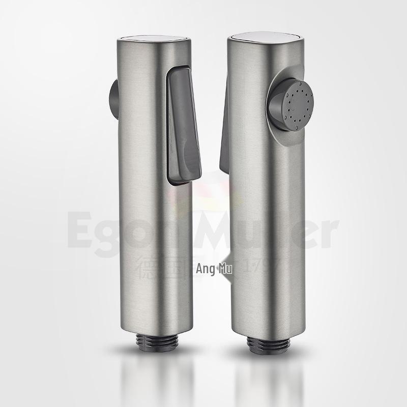 Gray High-Pressure 3m Retractable Toilet Bidet Sprayer for Hygiene