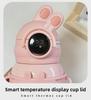 316 Stainless Steel Cartoon Thermos Cup with Straw & Temperature Display for Kids