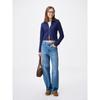 Gu By Uniqlo Rib Double Zip Cardigan
