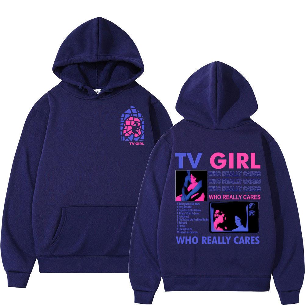 TV Girl Men's printed hoodie retro fashion Sweatshirt Harajuku Y2k hoodie
