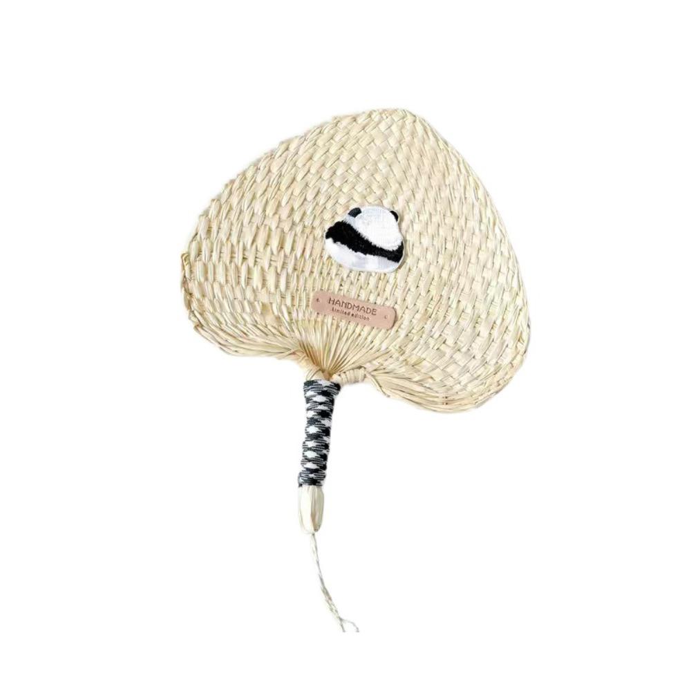 Vintage Cattail Fan Chinese Style Handheld Fan Home Decor Crafts Woven Fan  Wedding Party
