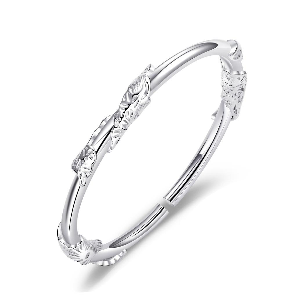 2023 New 925 Sterling Silver High Quality Simplicity Bead Romance Bracelet Chain For Woman Engagement Party Wedding Jewelry