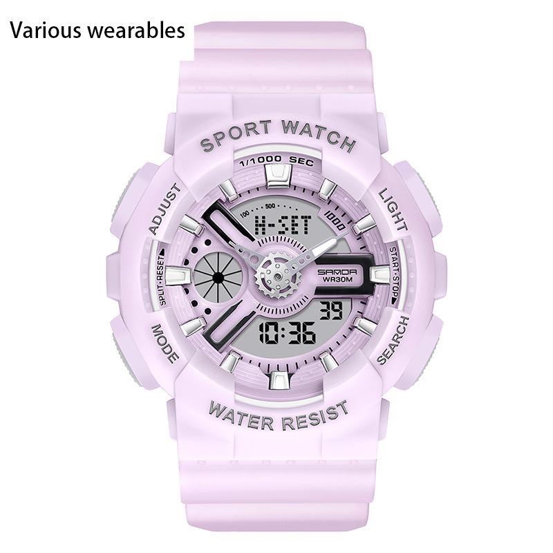 Neue Mode Trendy Jugend männer und frauen Uhren Outdoor Wasserdicht Leuchtende Multifunktions Elektronische Uhr