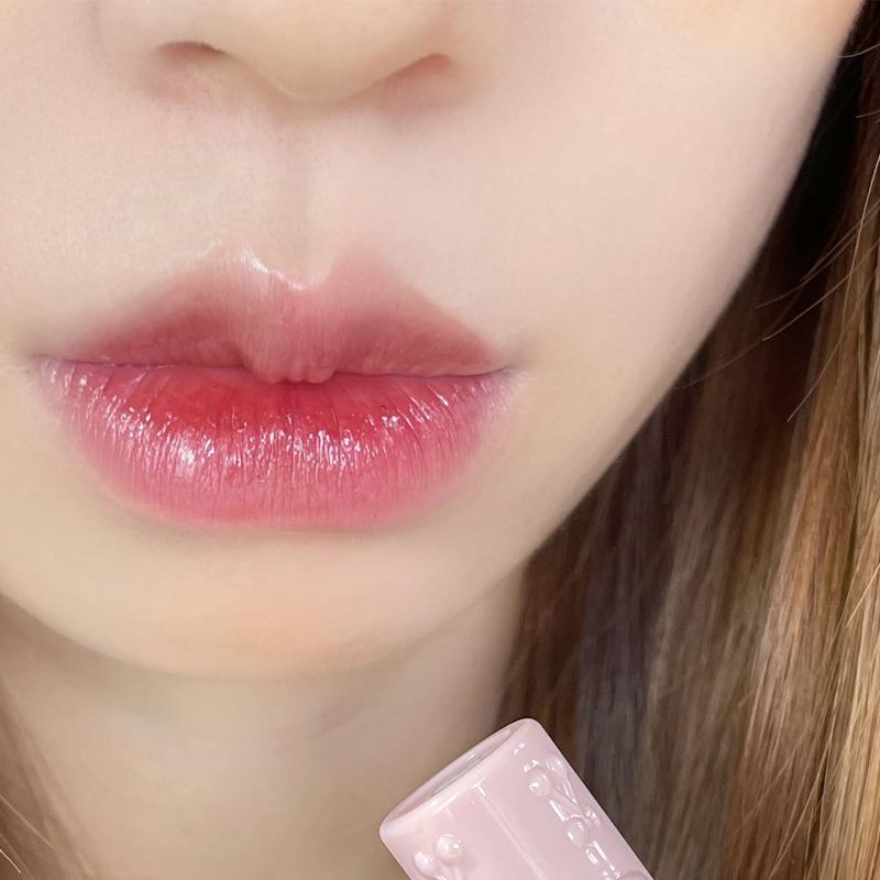 TOOT DODO Cherry Cartoon Mirror Lip Glaze: Sheer, Hydrating, High-Shine Lip Gloss