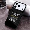 not found Error 404 Phone Case for iPhone 17 16 15 Pro Max Air 14 13 12 11 Plus Shockproof Capa Cover