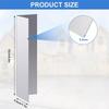 Dual Purpose Weather Resistant Seals Pack Includes Four Units Each Measuring Five Point Nine by One Point Seven Inches