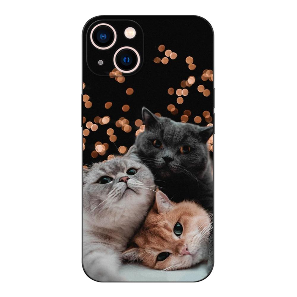 Husa neagra din tpu pentru Huawei Y9S Y6S Y8S Y5P Y7P Y8P y7 Y5 lite Prime 2018 Y6 2019 Husa British shorthair cat
