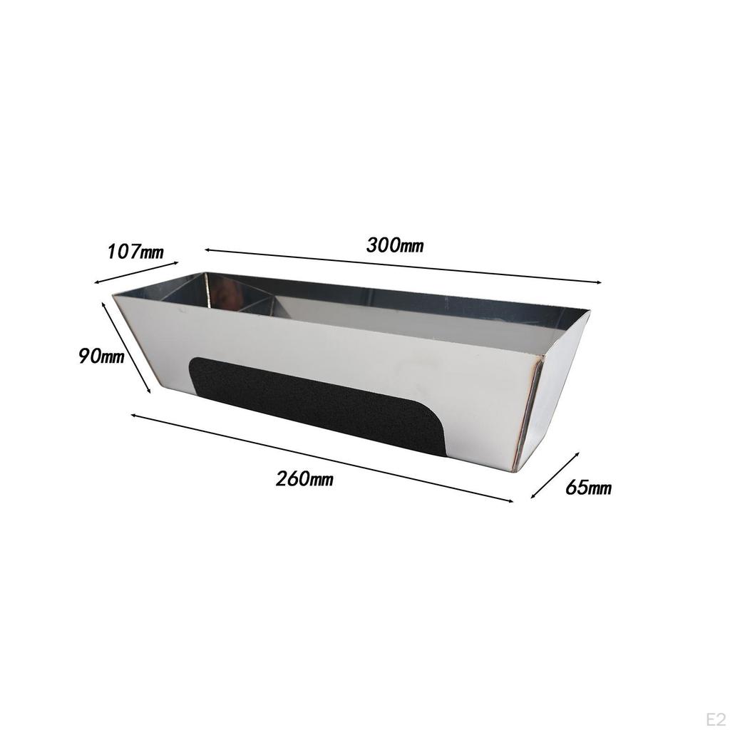 Mud Pan with Anti Slip Pad Nonslip Manual Tool Heavy Duty Smooth Sturdy Drywall Plastering