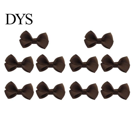 Charming Hair Accessories for Gifts 10Pcs Baby Clips, Bows, Fully Covered Barrette Grosgrain Ribbon Clip Gentle Clips Daily Wear Pins Girls Infants &