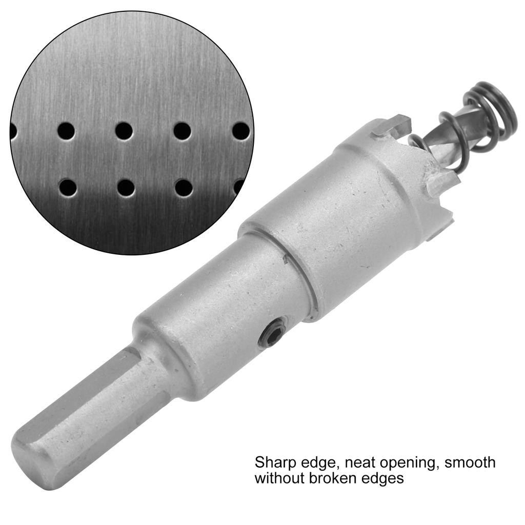 2Sets Hard Alloy Hole Saw Cutter Drill Bit Cutting Tool High Efficiency for Hole Opening