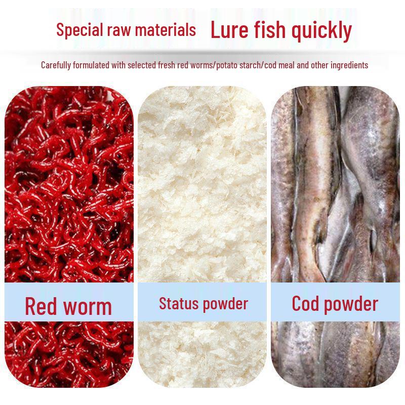 Ganzjahres-Mückenlarven-Frost-Grundfutter: Fertig zu verwendender Köder für Karpfen und Karauschen zum Naturköderangeln