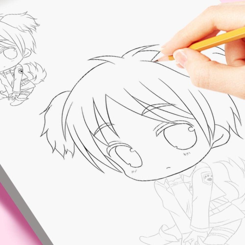 Novice Anime Sketch Tutorial Book Girl Boy Comics Hand Drawn Book  Art Supplies