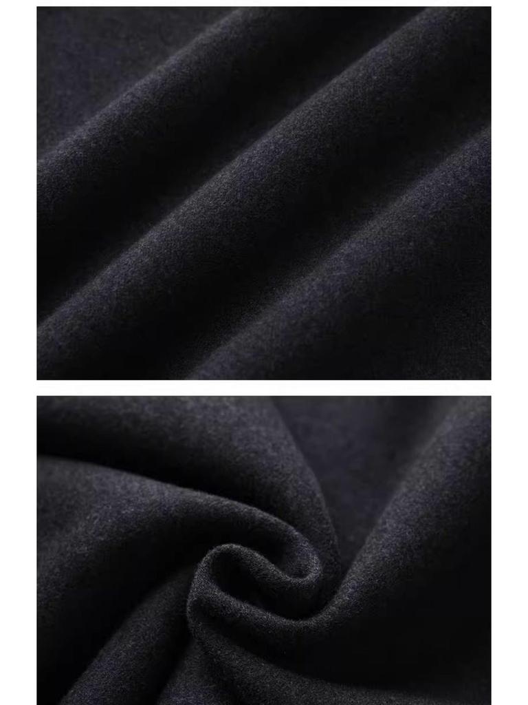 Women's Thickened Wool A-Line Skirt for Fall/Winter 2025 - High-Waisted, Hip Covering, Slimming Mid-Length Design
