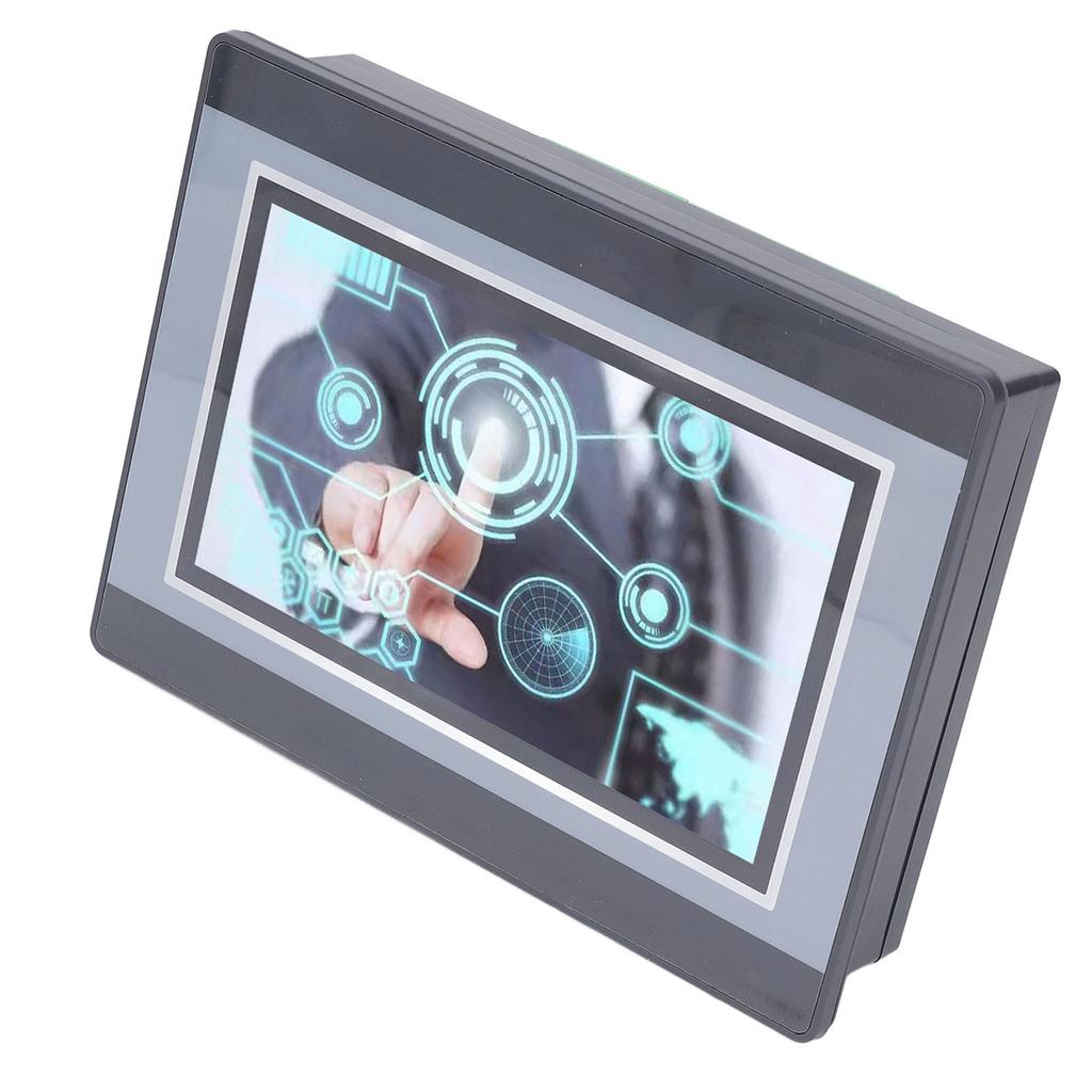 HMI SPS 7 Zoll TFT LCD Touchscreen Relaisausgang 12 Eingänge 8 Ausgänge Hochgeschwindigkeitszählung SPS-Steuerung