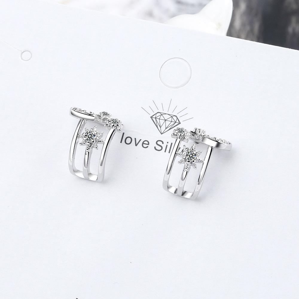 

Півколо, модні маленькі свіжі зірки та місяць, прості сережки, прикраси, жіноча мода, елегантні вечірні сережки, подарунки для подруг copper біле золото кольору