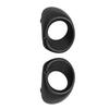 2pcs Front Bumper Fog Light Lamp Cover Frame Bezel Silver/Black For Mitsubishi Outlander 2013 2014 2015 6400D571 6400D572