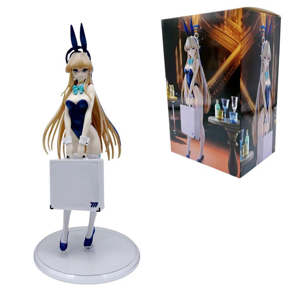 Blue Archive Playful Pose Bunny Girl Ai Game Figure Model Statue Boys Collection Desktop Decoration Ornament Toy Gift