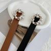 Buckle Pearl Trendy Womens Belt Elegant Casual Soft Pu Leather For Every Outfit