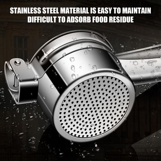 Manual Juicer Hand Press Stainless Steel Lemon Lime Orange Squeezer Versatile Kitchen Gadget for Juicing Citrus Draining Cabbage Mashing Potatoes