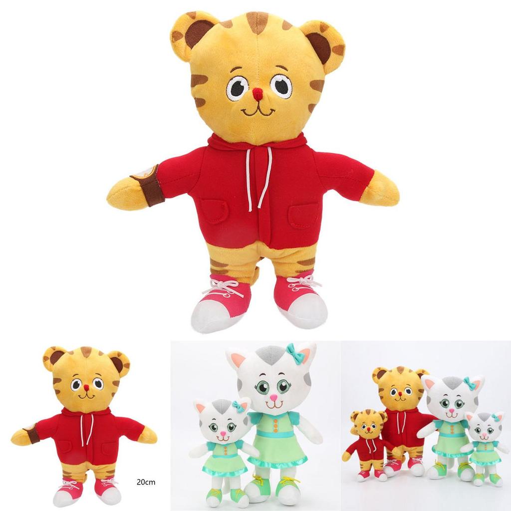Adorabili Daniel Tiger e Katerina Kittycat Peluche Giocattoli di Natale Perfetti per Bambini