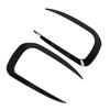 Front Bumper Fog Light Spoiler Gloss Black Sporty Style Car Front Bumper Splitter Air Vent Trim for 1 Series F20 F21 M