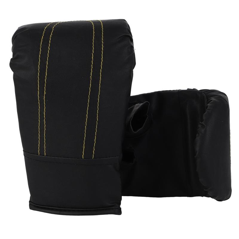 

Перчатки для бокса, тренировочные перчатки из искусственной кожи, профессиональные боксерские перчатки, износостойкие перчатки для кикбоксинга, спортивные принадлежности для взрослых и детей чёрный