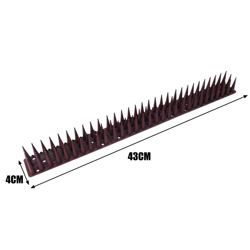 Plastic Anti Bird Spikes Pigeon Deterrent Cat Repellent Pest Control Humane Outdoor Roof Fence Ledge Guard Garden Protection
