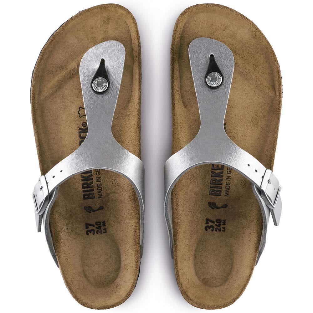BIRKENSTOCK Gizeh Sandals Silver EU 40