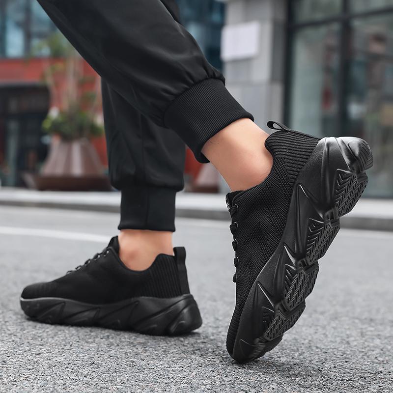 Men's Running Sports Shoes Casual Four Season New Breathable Comfortable Light Fashion Versatile Anti Slip Casual Sports Shoes