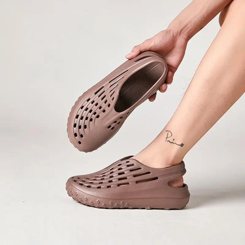 Fashion Anti-slip Male Shoe Hole Shoes Ultralight Japanese New Design 2025 Cheap Liquidation Summer Sale Descount Color Eva Men's Sandal