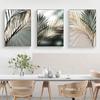 Nordic Wall Art Golden Palm Leaf Plant Canvas Painting Print Poster Botanical Scandinavian Decoration Picture Artwork Home Decor
