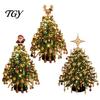 Decorative Ornament Making Set DIY Beaded Christmas Tree Kit, Faux Crystal Holiday Craft Family Bonding Project for Adults Beginners, Handmade