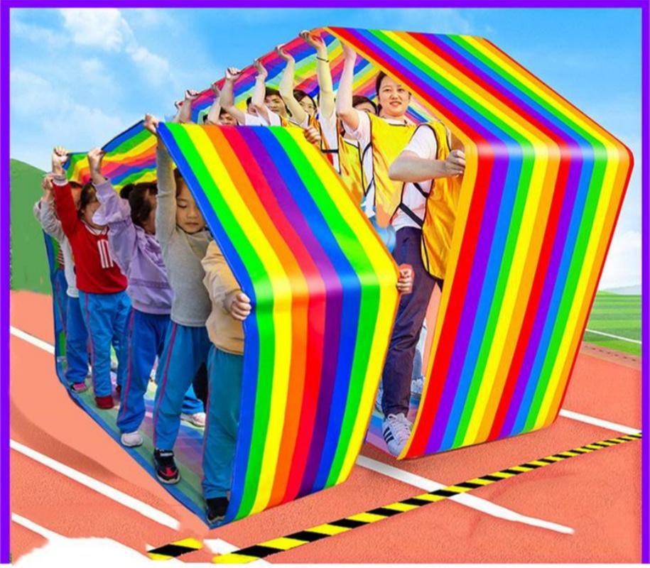 Covoraș de Alergare Distractiv din Pânză Oxford cu Role - Joc de Colaborare Multi-persoane pentru Team Building și Învățare Activitate în Aer Liber pentru Tineri și Adulți