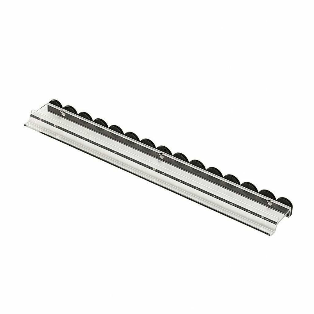 Mahjong Tile Rack with Edge Transparent Game Accessory
