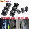 For Hyundai Santa Fe CM 93570-2B000S4 371491-110 2007 2008 2009 2010 2011 Front Left Master Power Window Switch Control Button