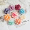 50Pcs Artificial Flowers Ball Material Silk Carnation Head Wedding Diy Candy Box Wreath Flower Wall for Christmas Home Decortion