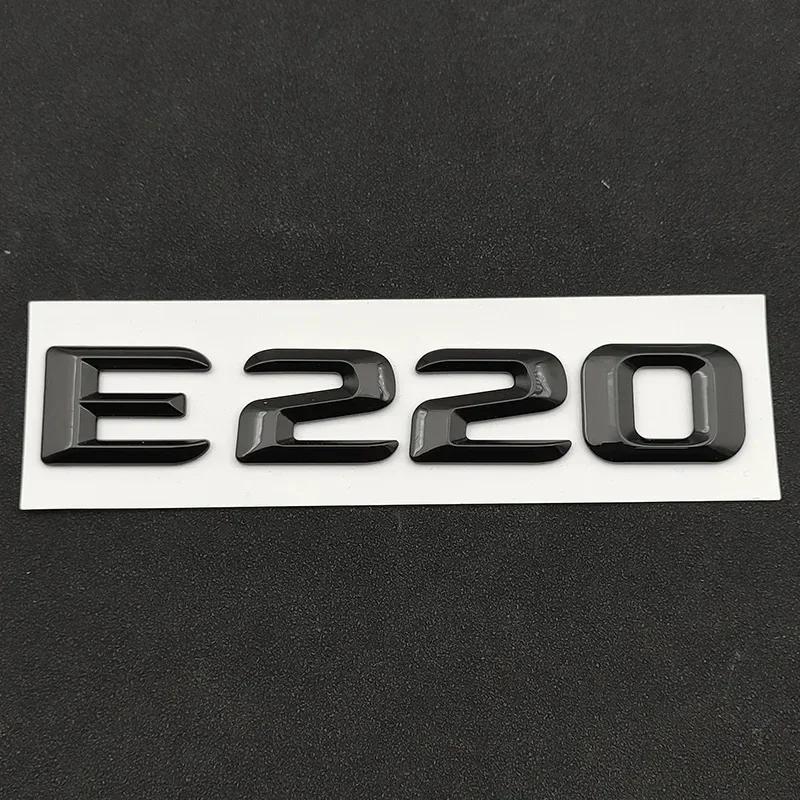 Car Trunk Letters Logo Emblem Badge Decals Sticker for Mercedes Benz E Class E200 E220 E230 E250 E260 E300 E350 E400 W212 W213
