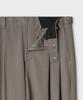 MUSINSA STANDARD Super Wide Hidden Banding Slacks [Dusty Beige]