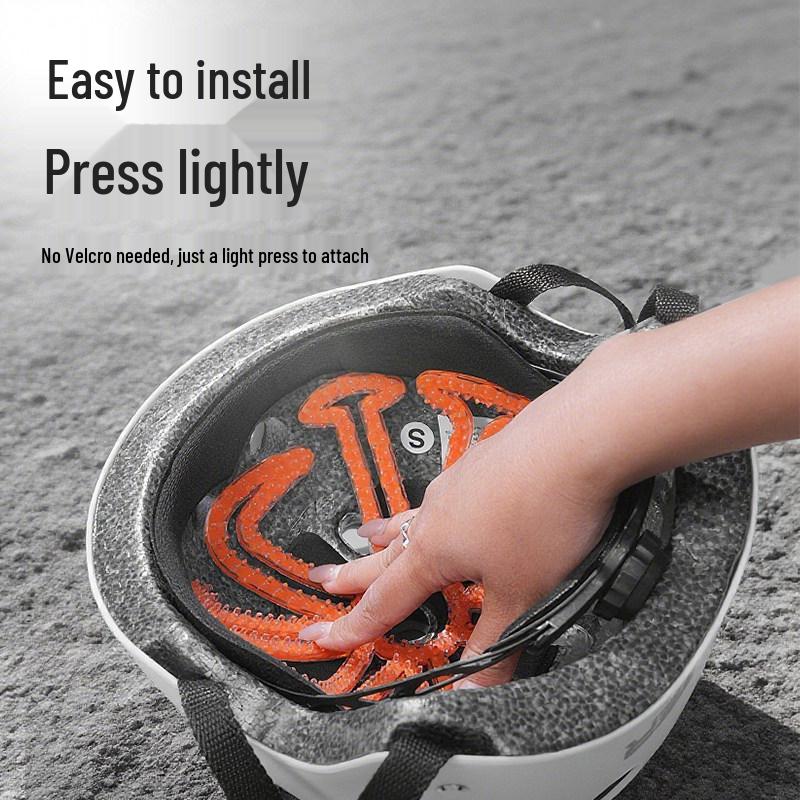 Breathable Silicone Helmet Liner Pad: Keeps Hairstyles Intact, Odor-Free, Ventilated Fit for Any Helmet