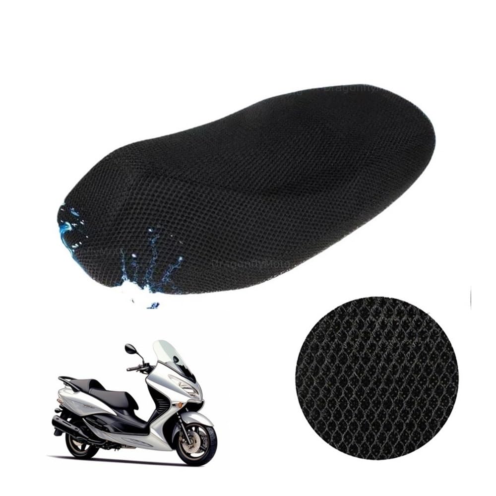 Motorrad Sitzbezug Motorrad Sitzbezug Suzuki Bergman 400 650 125 AN400 Atmungsaktives Sommer Kühle Netz Motorrad Sitzbezug